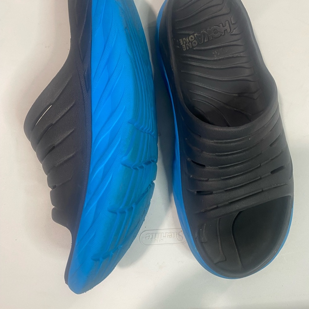 Hoka One One Ora Recovery Slip On Sandals Sz 10 - Picture 2 of 12